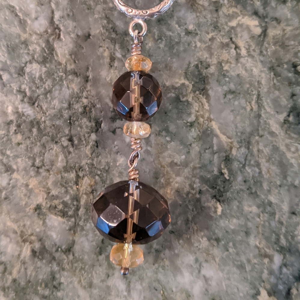 Silpada Smokey Quartz Necklace - Picture 6 of 6